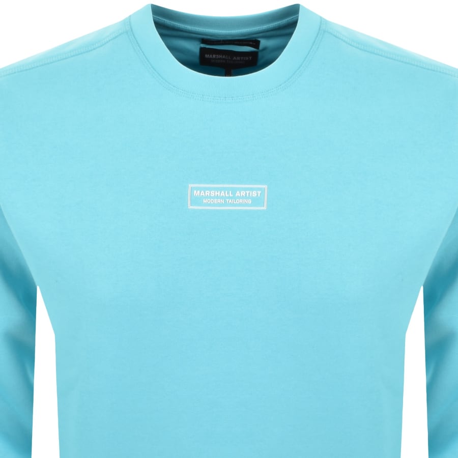 Image number 3 for Marshall Artist Siren Box Sweatshirt Blue