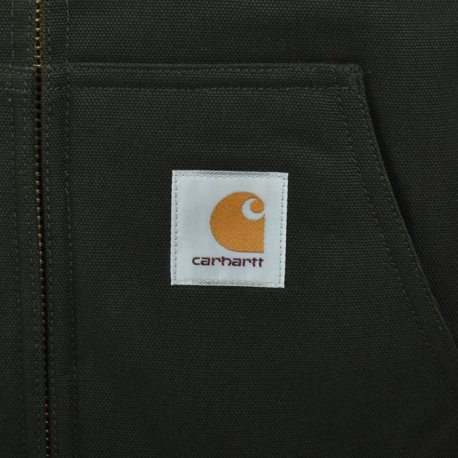 Image number 3 for Carhartt WIP Active Jacket Olive Green
