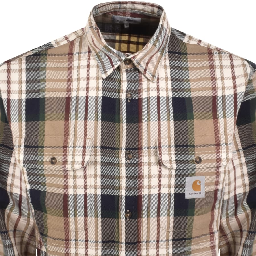 Image number 2 for Carhartt WIP Tamblyn Long Sleeve Shirt Check