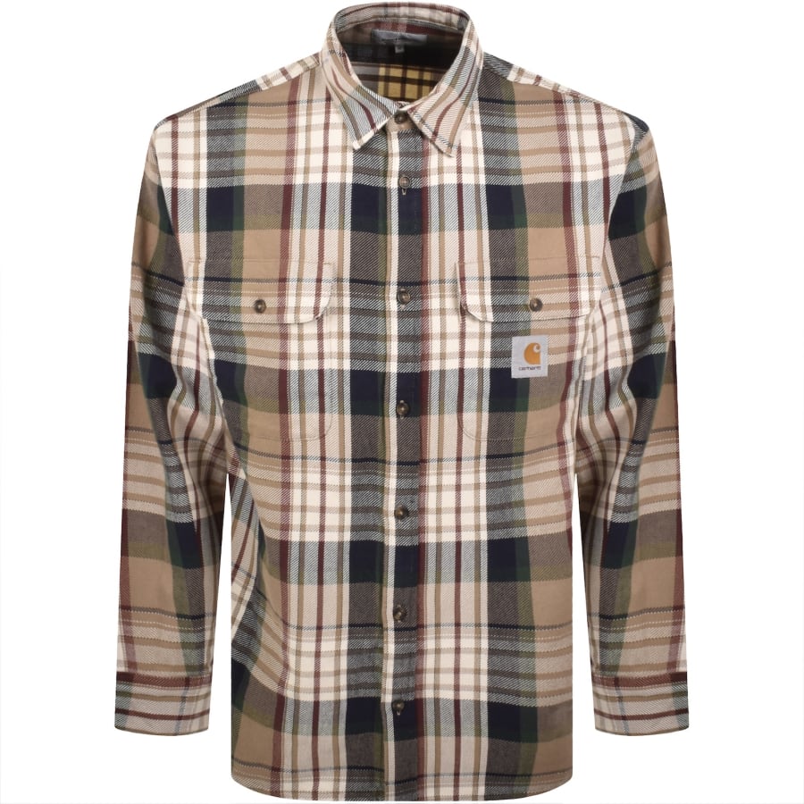 Image number 1 for Carhartt WIP Tamblyn Long Sleeve Shirt Check