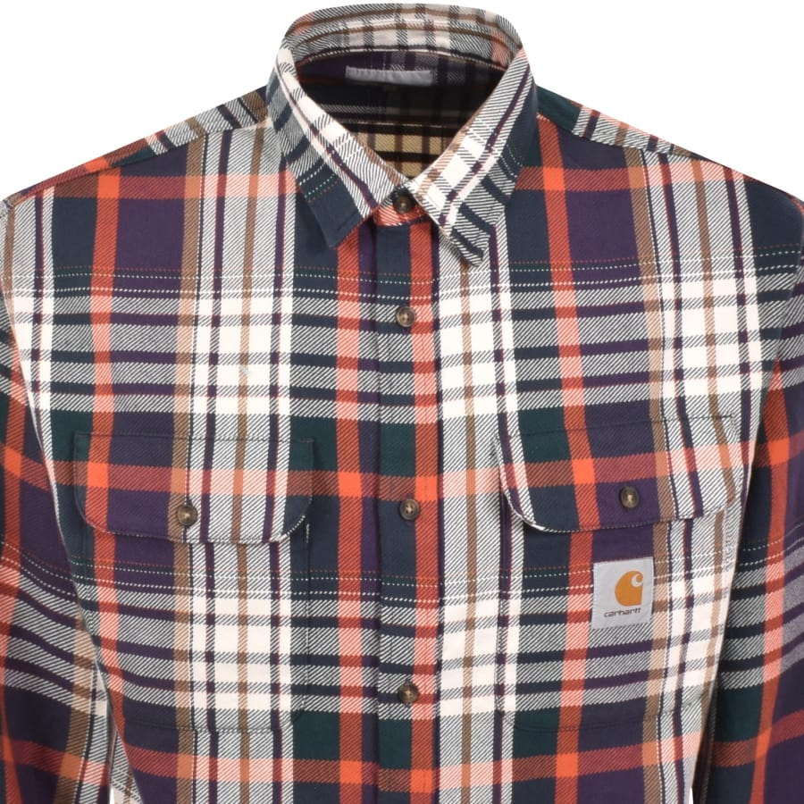 Image number 2 for Carhartt WIP Tamblyn Long Sleeve Shirt Check