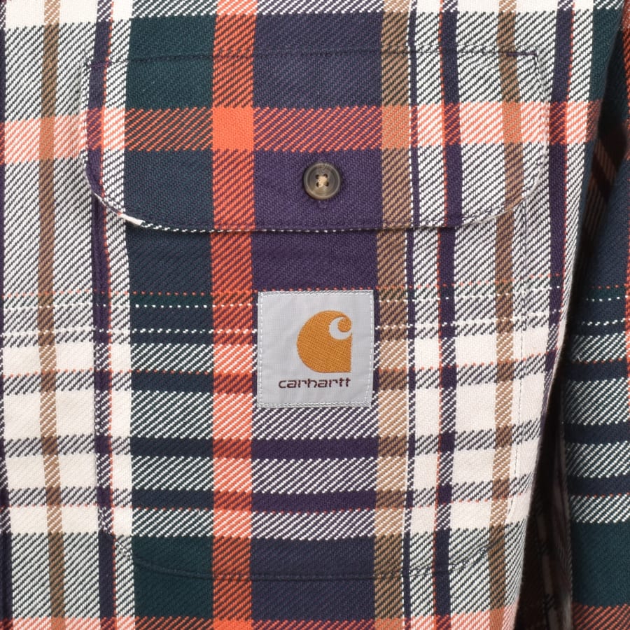 Image number 3 for Carhartt WIP Tamblyn Long Sleeve Shirt Check