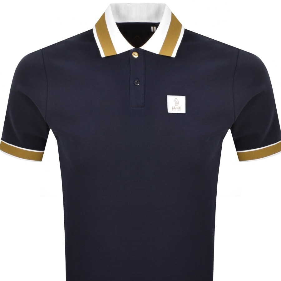 Image number 2 for Luke 1977 Makati Polo T Shirt Dark Navy