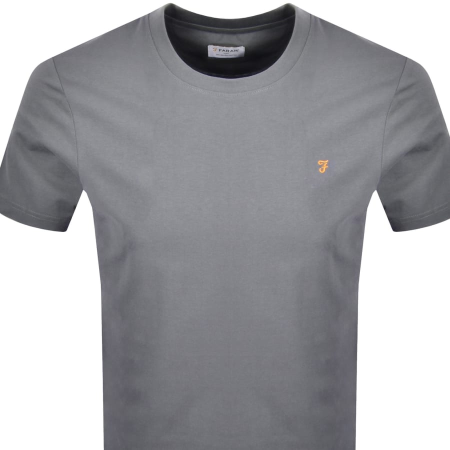 Image number 2 for Farah Danny T Shirt Grey
