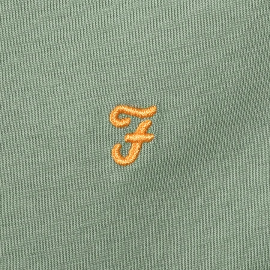 Image number 3 for Farah Vintage Danny T Shirt Green