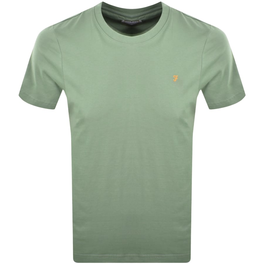 Image number 1 for Farah Vintage Danny T Shirt Green