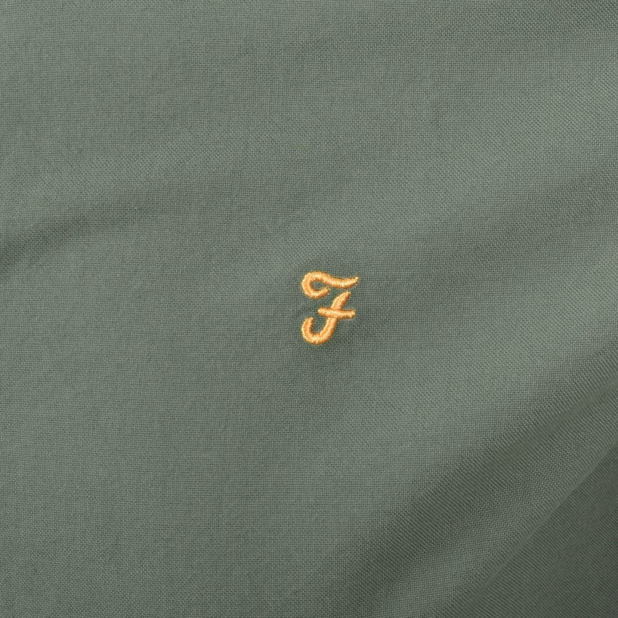 Image number 3 for Farah Brewer Long Sleeve Shirt Green
