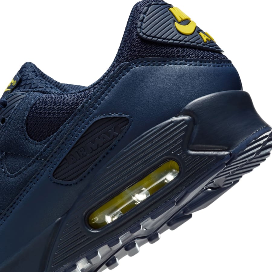 Image number 5 for Nike Air Max 90 Trainers Navy