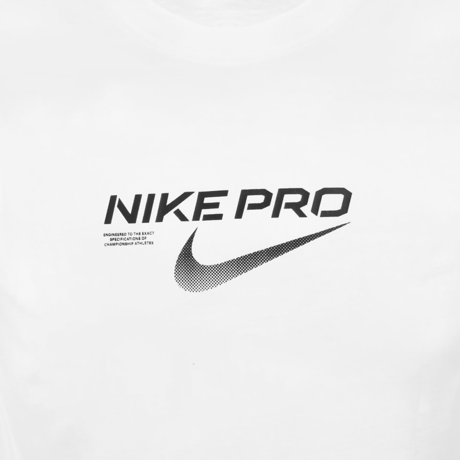 Image number 3 for Nike Training Dri Fit Pro T Shirt White