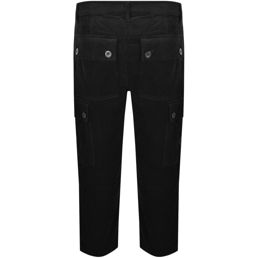 Image number 3 for Pretty Green Dalmorton Cargo Trousers Black