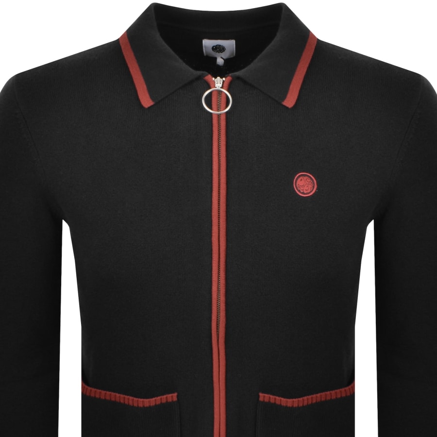 Image number 2 for Pretty Green Evelyn Knit Shirt Black