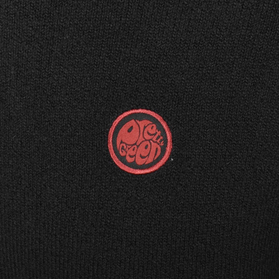 Image number 3 for Pretty Green Evelyn Knit Shirt Black