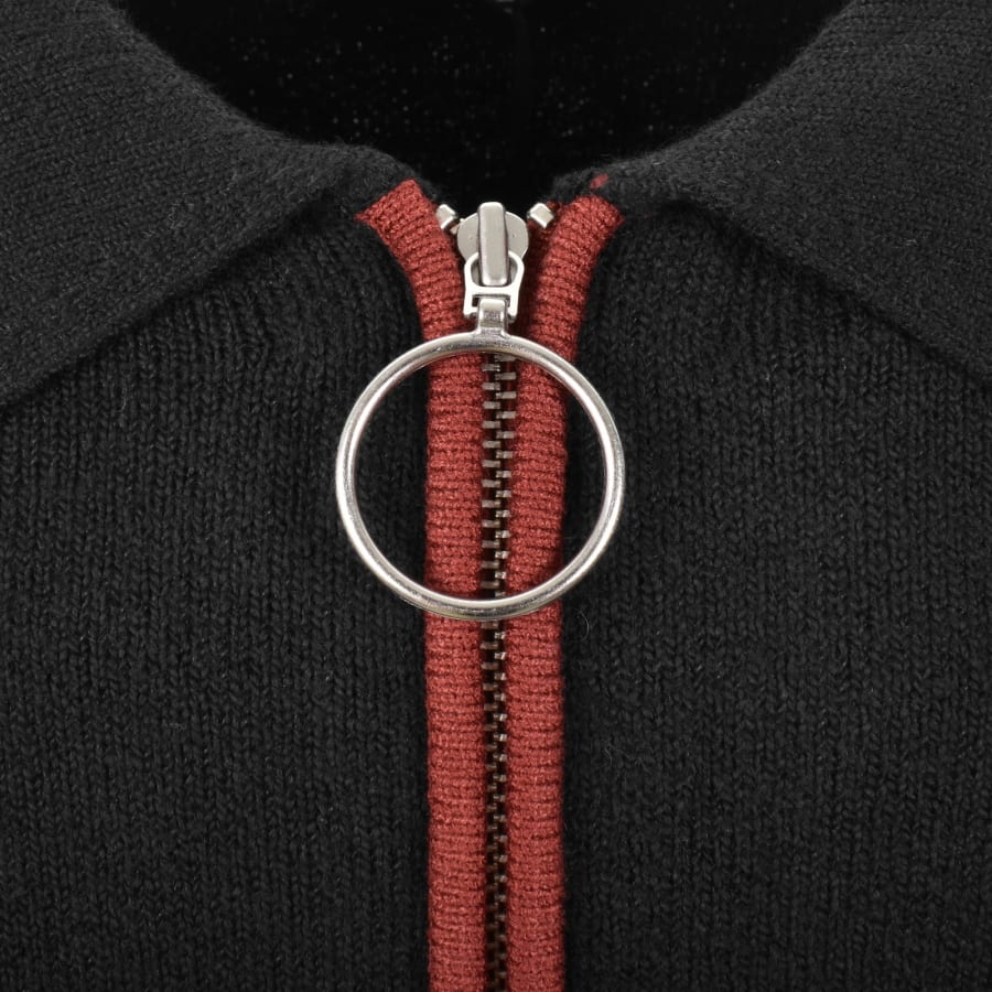 Image number 4 for Pretty Green Evelyn Knit Shirt Black