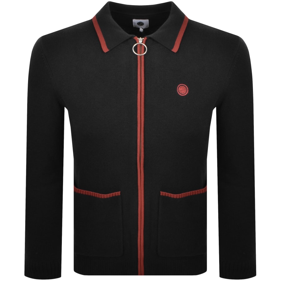 Image number 1 for Pretty Green Evelyn Knit Shirt Black