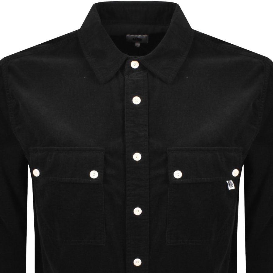 Image number 2 for Pretty Green Campbell Corduroy Shirt Black