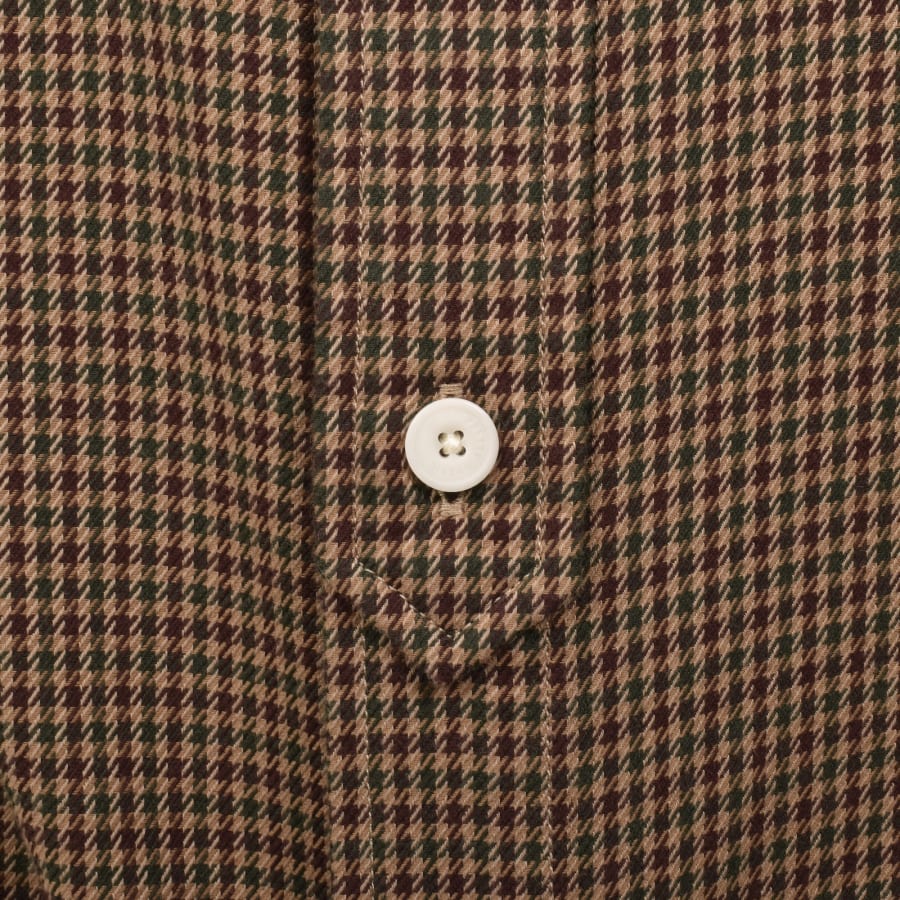 Image number 4 for Pretty Green Wykeham Check Shirt Khaki