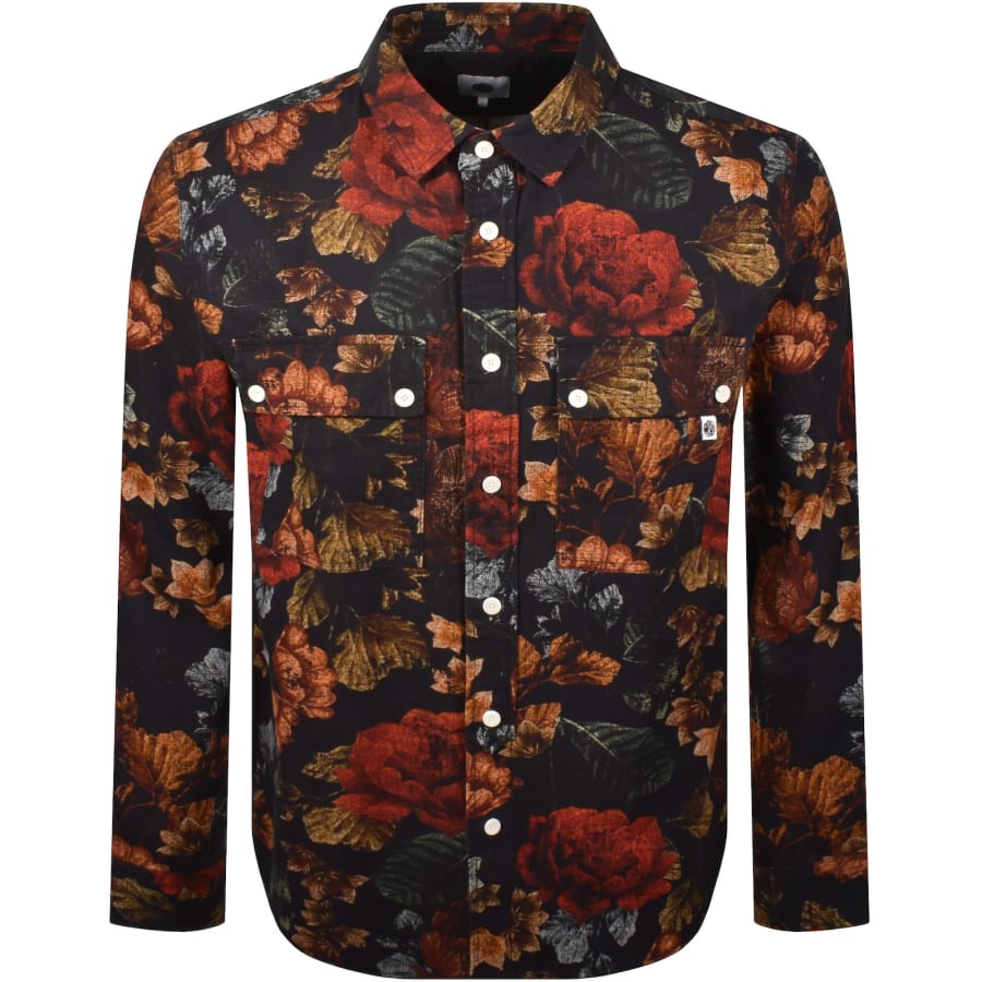 Image number 1 for Pretty Green Prestleigh Floral Shirt Multi