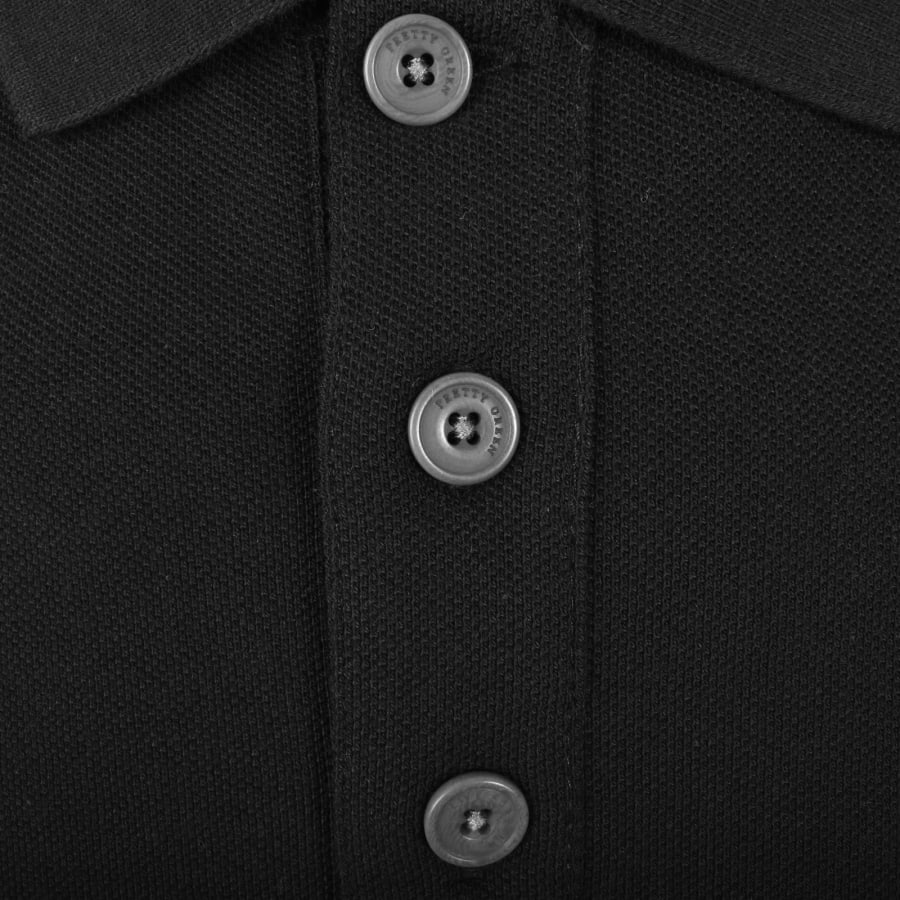 Image number 4 for Pretty Green Parthian Motif Polo T Shirt Black