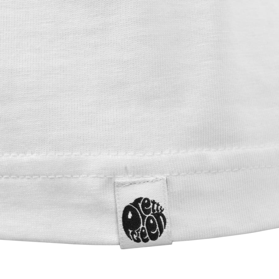 Image number 4 for Pretty Green Paisley Logo T Shirt White