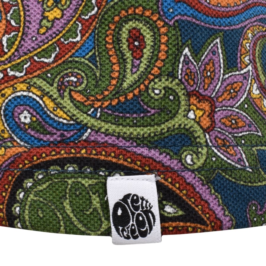 Image number 4 for Pretty Green House Paisley Polo T Shirt Multi