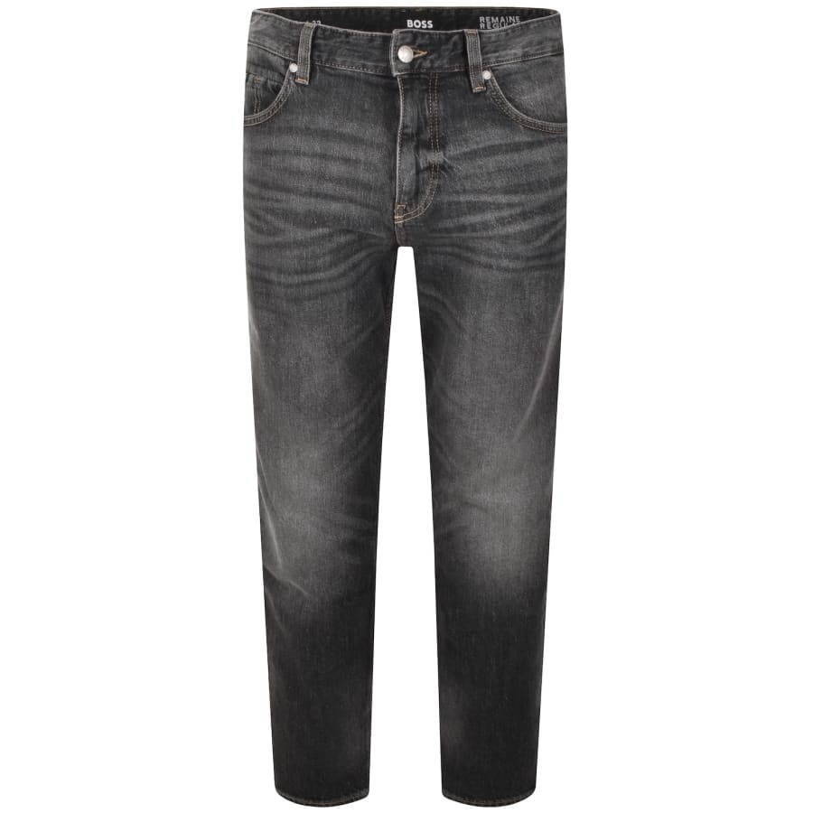 Image number 2 for BOSS Re Maine Regular Fit Jeans Grey