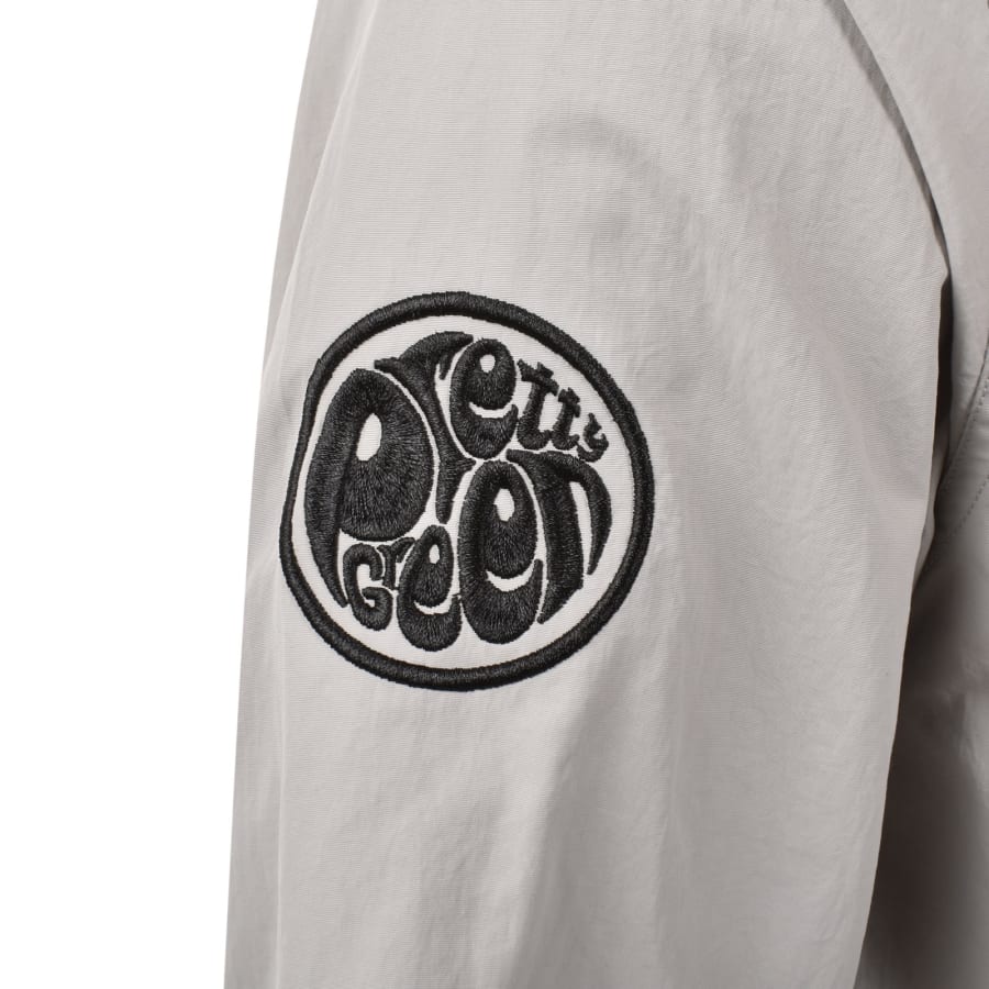 Image number 5 for Pretty Grey Heaton Zip Overshirt Grey