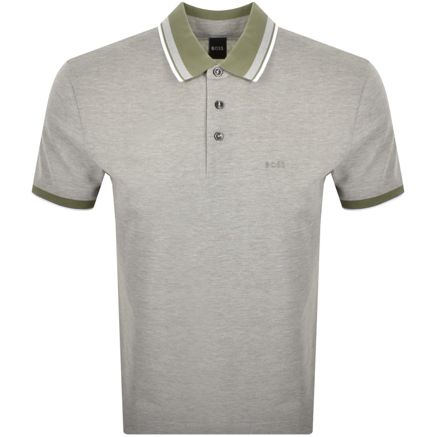 Image number 1 for BOSS Prout 141 Polo T Shirt Green