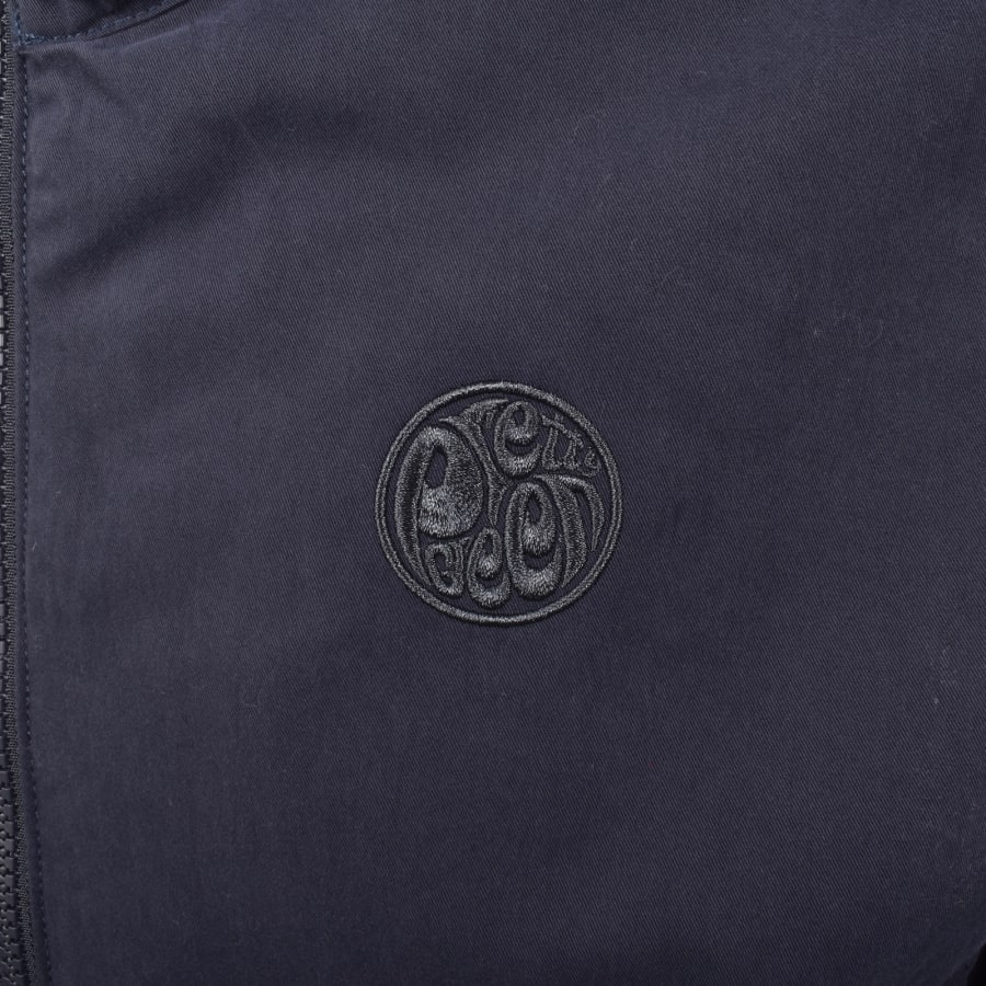 Image number 3 for Pretty Green Feltham Hooded Jacket Navy