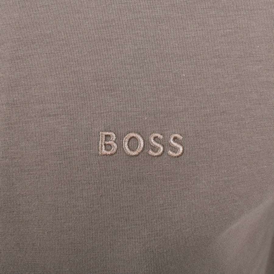 Image number 3 for BOSS Full Zip Sweatshirt Jacket Brown