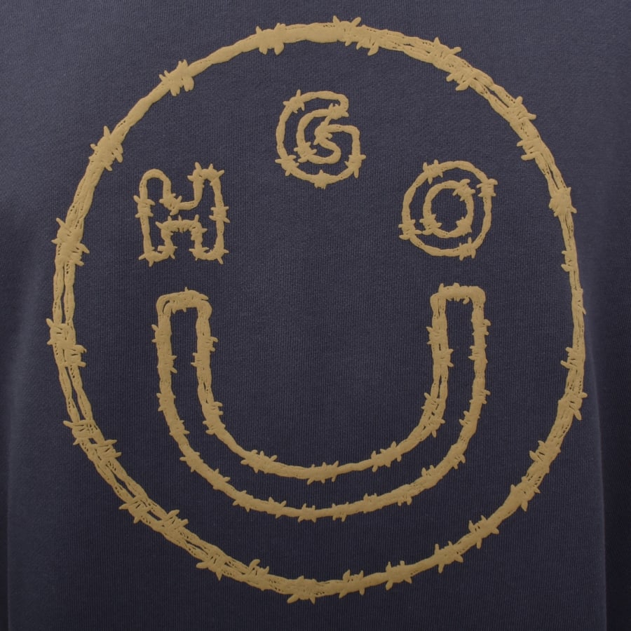 Image number 3 for HUGO Blue Natrox Sweatshirt Navy