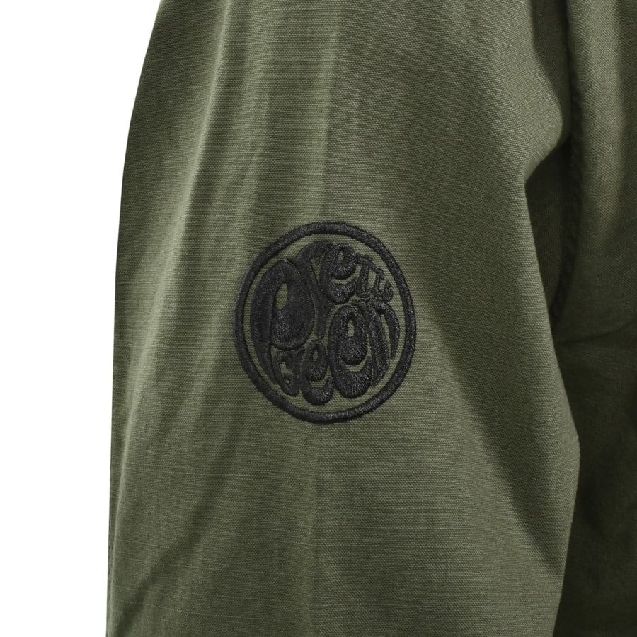 Image number 4 for Pretty Green Hatton Smock Jacket Khaki