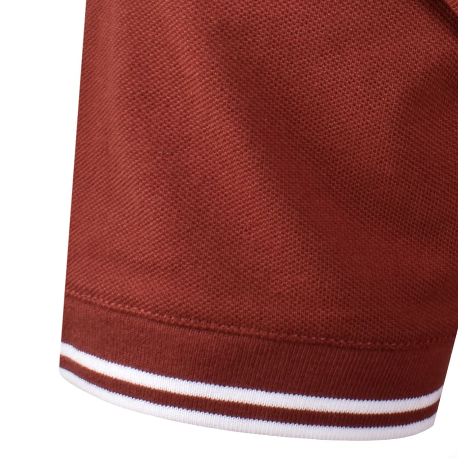 Image number 5 for Pretty Green Barton Polo T Shirt Burgundy