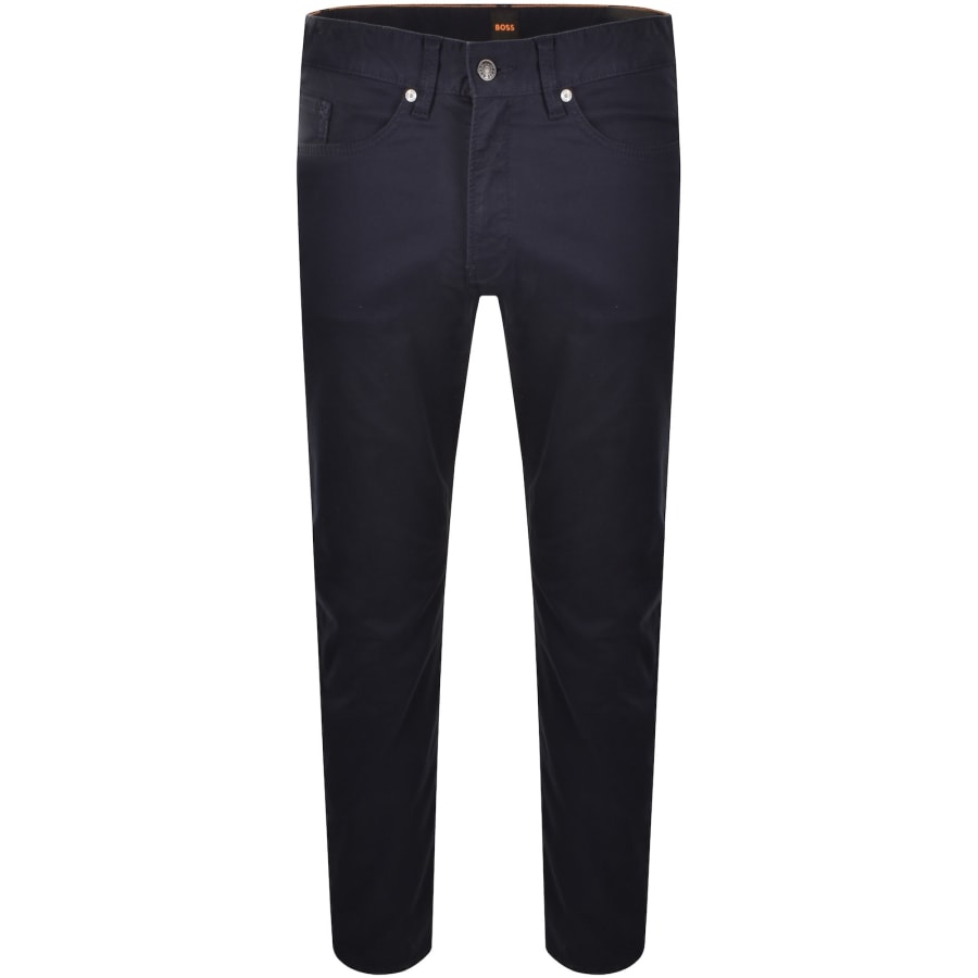 Image number 2 for BOSS Delaware Slim Fit Chinos Navy