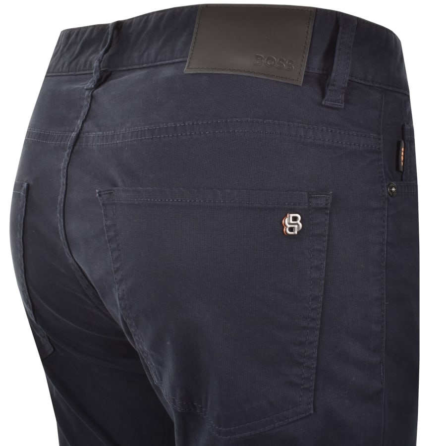 Image number 4 for BOSS Delaware Slim Fit Chinos Navy