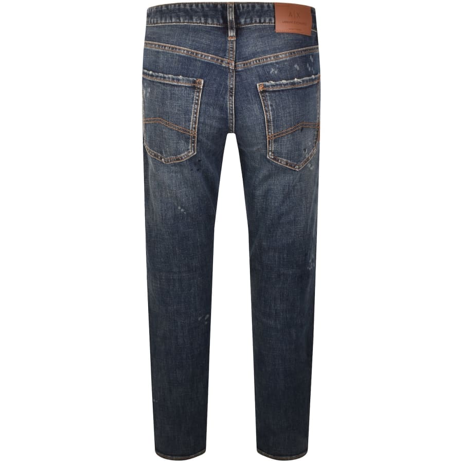 Image number 3 for Armani Exchange J14 Slim Fit Jeans Blue
