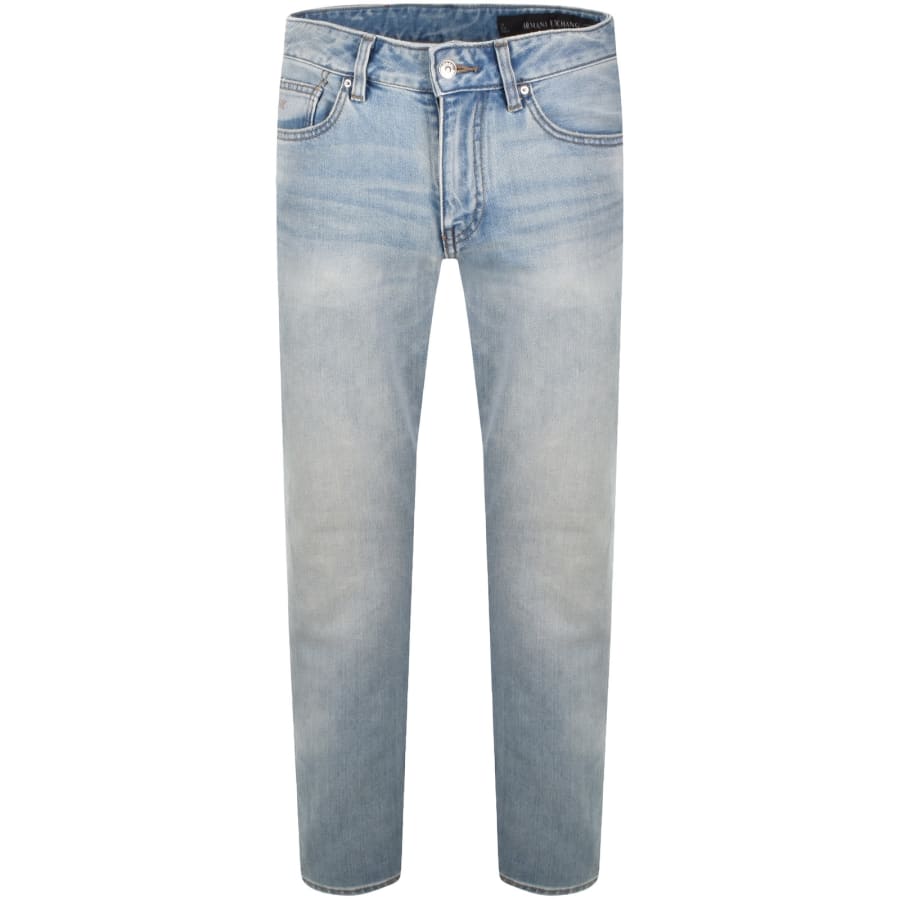 Image number 2 for Armani Exchange J14 Slim Fit Jeans Blue