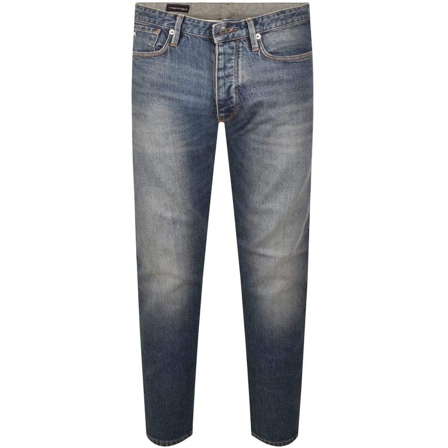 Image number 2 for Emporio Armani J75 Slim Fit Jeans Blue Denim