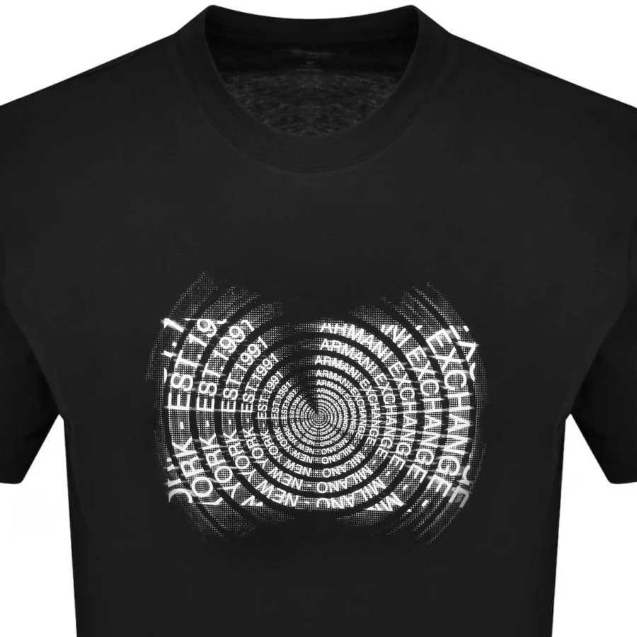 Image number 2 for Armani Exchange Graphic T Shirt Black Spire