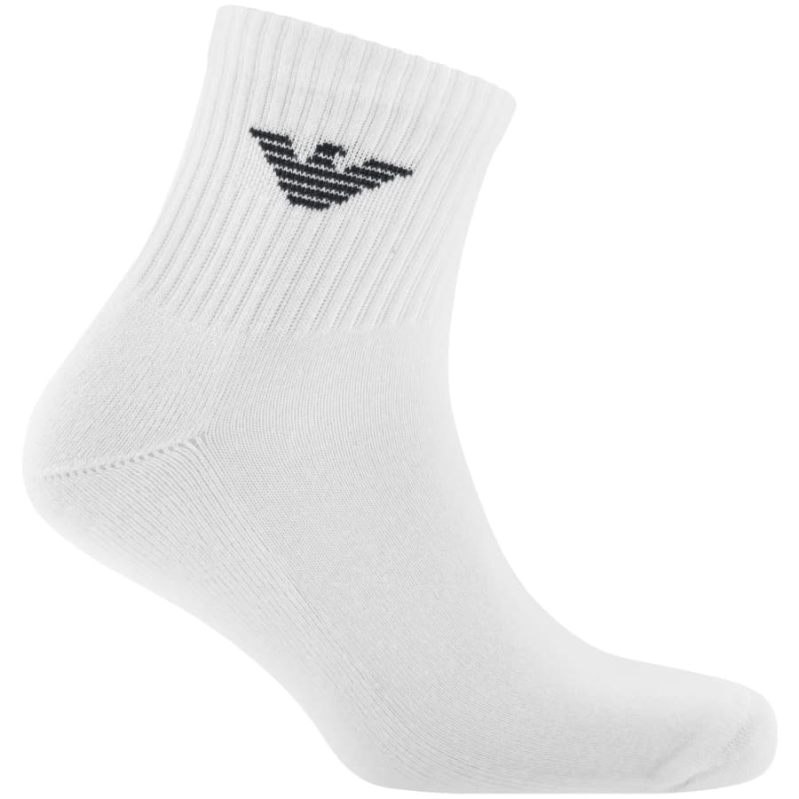 Image number 2 for Emporio Armani 3 Pack Ankle Socks Multi
