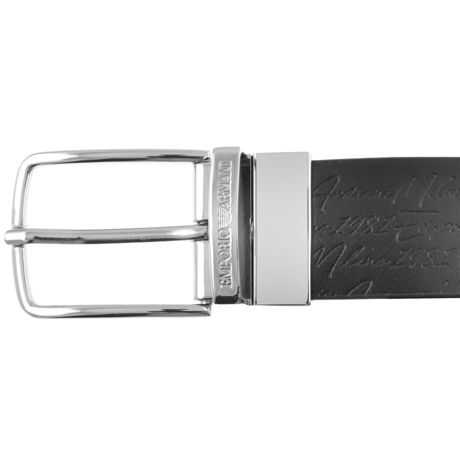 Image number 4 for Emporio Armani Reversible Belt Gift Set Black