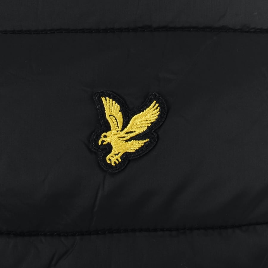 Image number 3 for Lyle And Scott Wadded Puffer Jacket Black