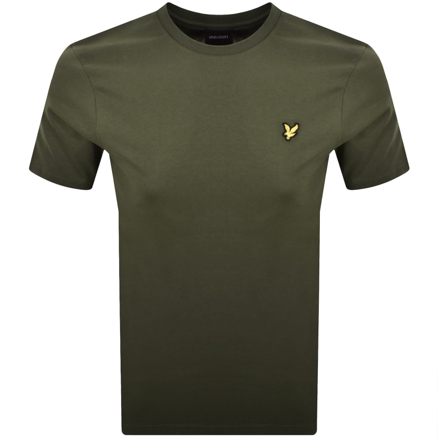 Image number 1 for Lyle And Scott Crew Neck T Shirt Green