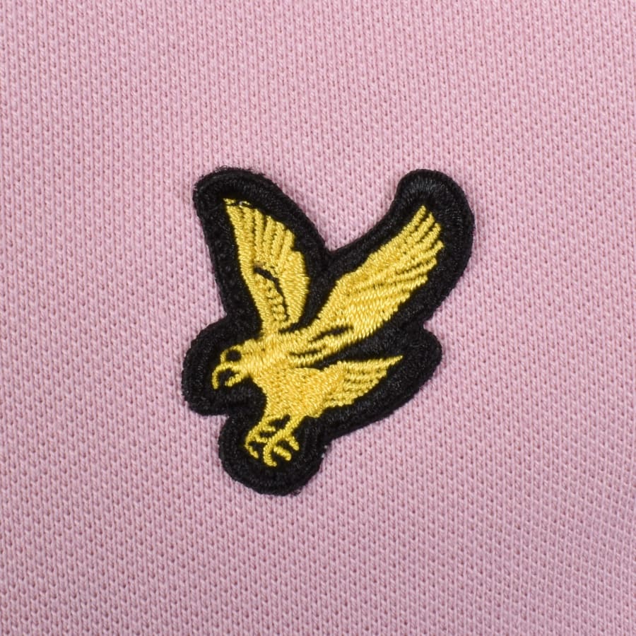 Image number 3 for Lyle And Scott Plain Polo T Shirt Pink
