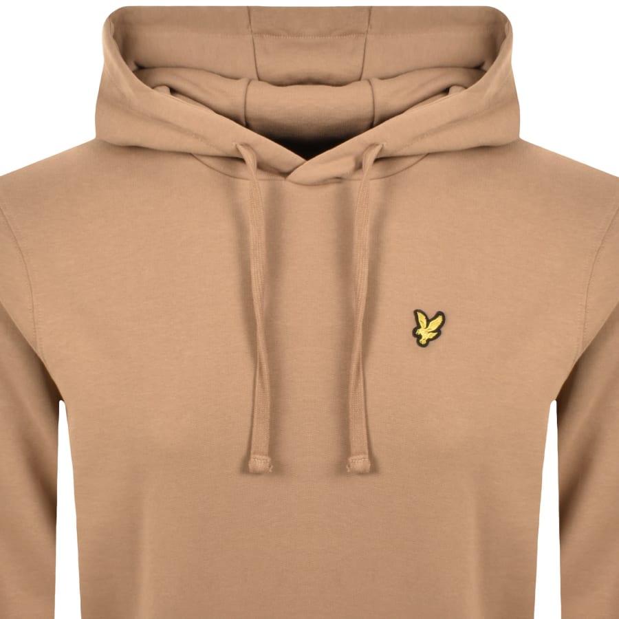 Image number 2 for Lyle And Scott Pullover Hoodie Brown