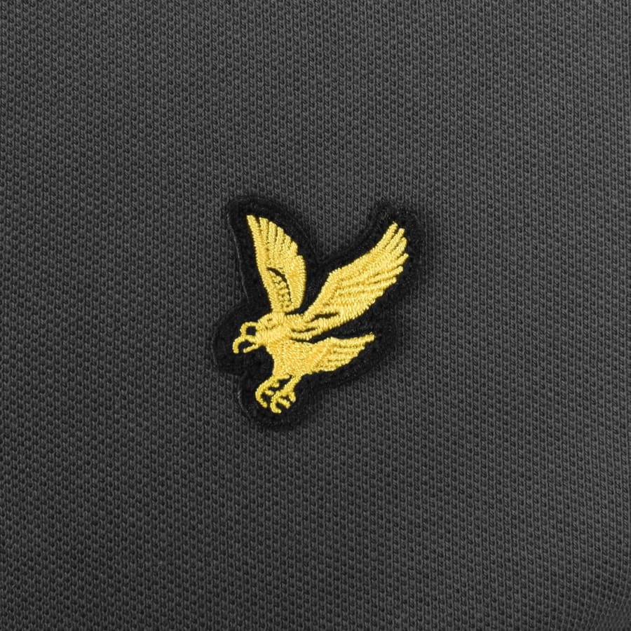 Image number 3 for Lyle And Scott Plain Polo T Shirt Grey