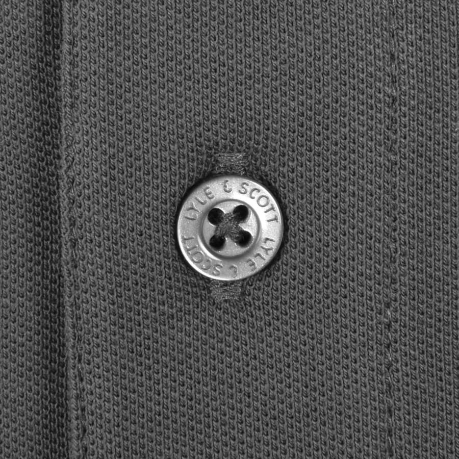 Image number 4 for Lyle And Scott Plain Polo T Shirt Grey