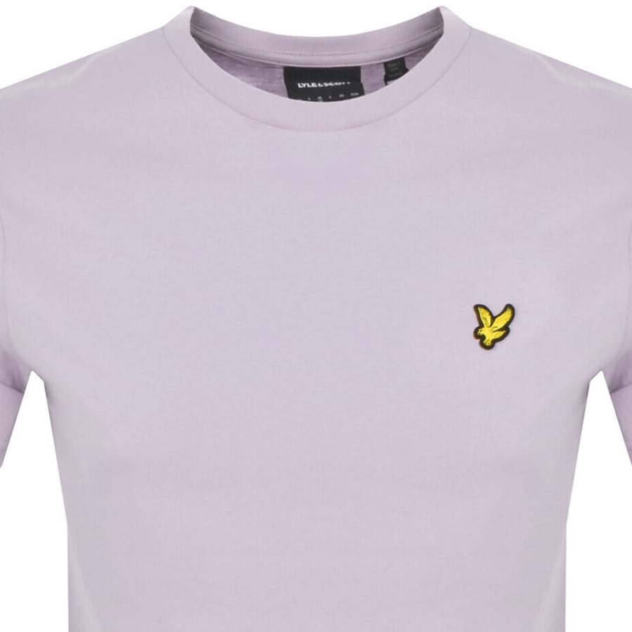 Image number 2 for Lyle And Scott Crew Neck T Shirt Lilac
