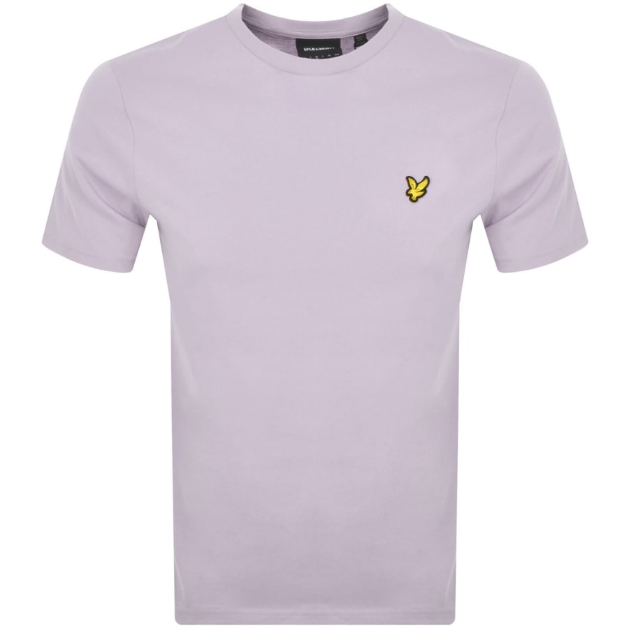 Image number 1 for Lyle And Scott Crew Neck T Shirt Lilac