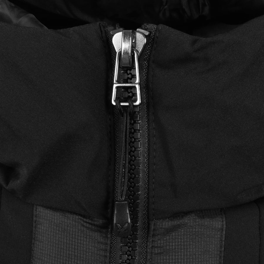 Image number 4 for Lyle And Scott Wadded Hybrid Jacket Black