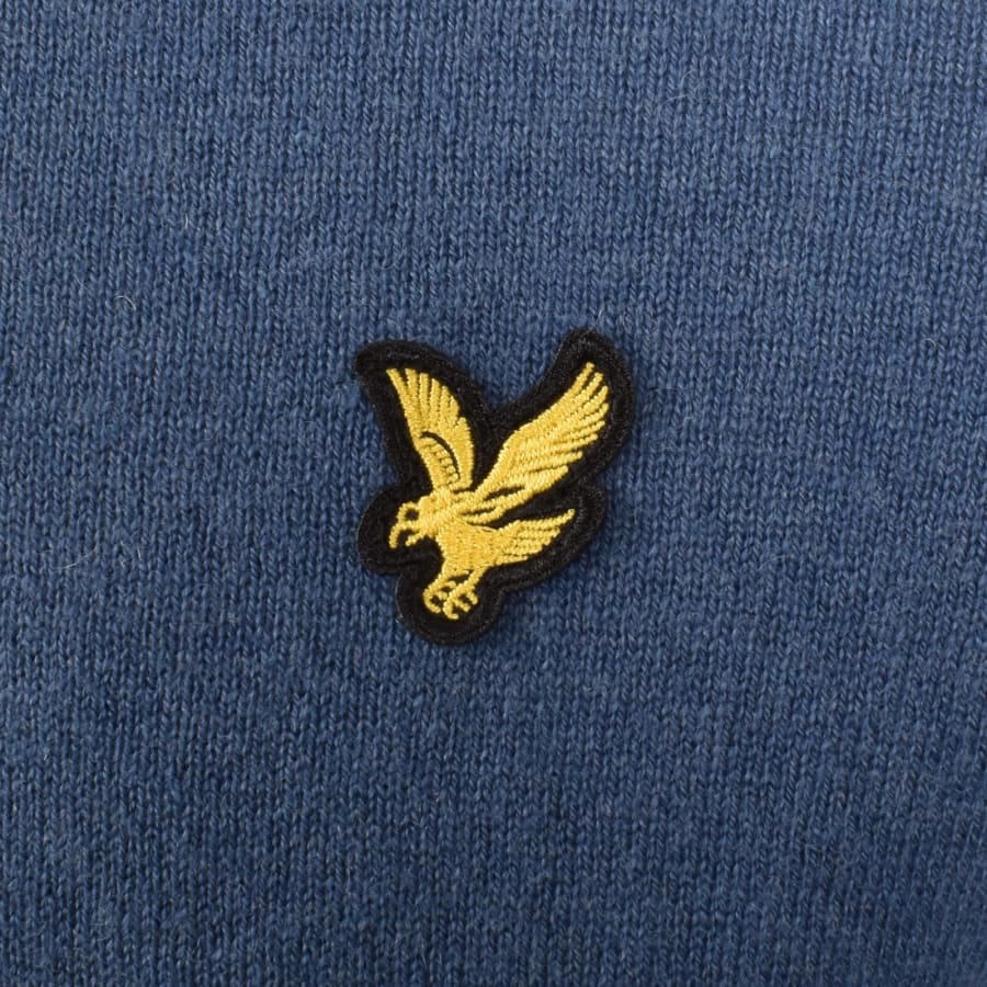 Image number 3 for Lyle And Scott Knitted Jumper Blue